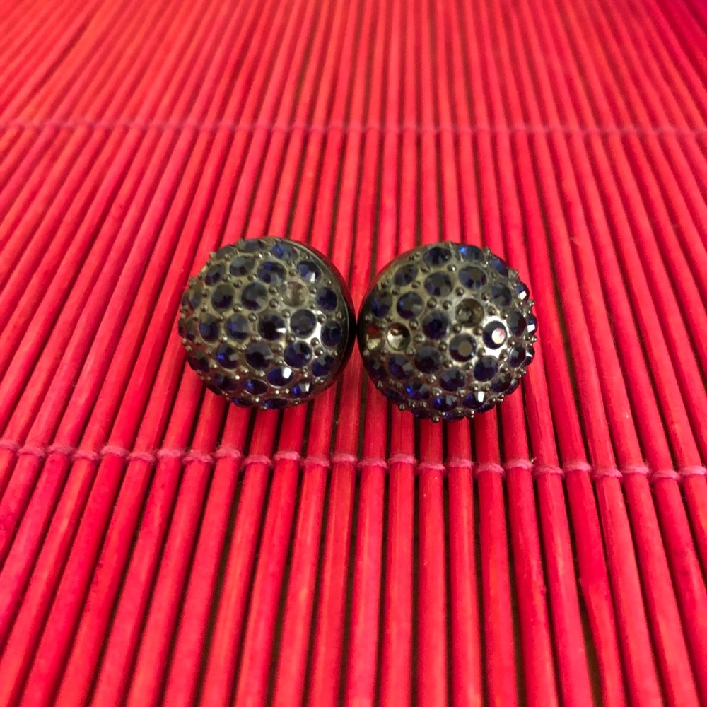 Mimco rhinestone stud earrings